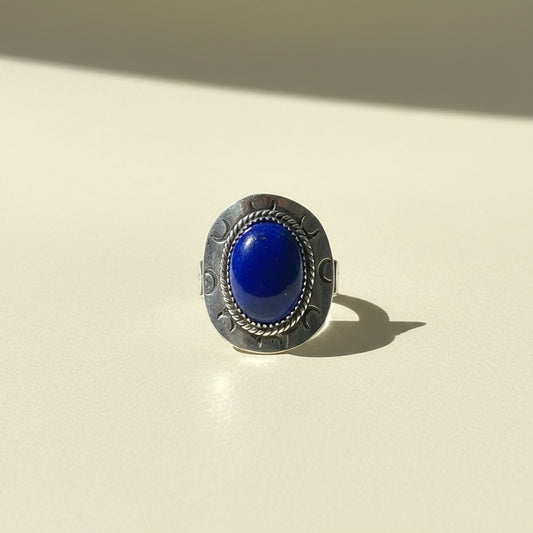 Midnight Rider Shield Ring