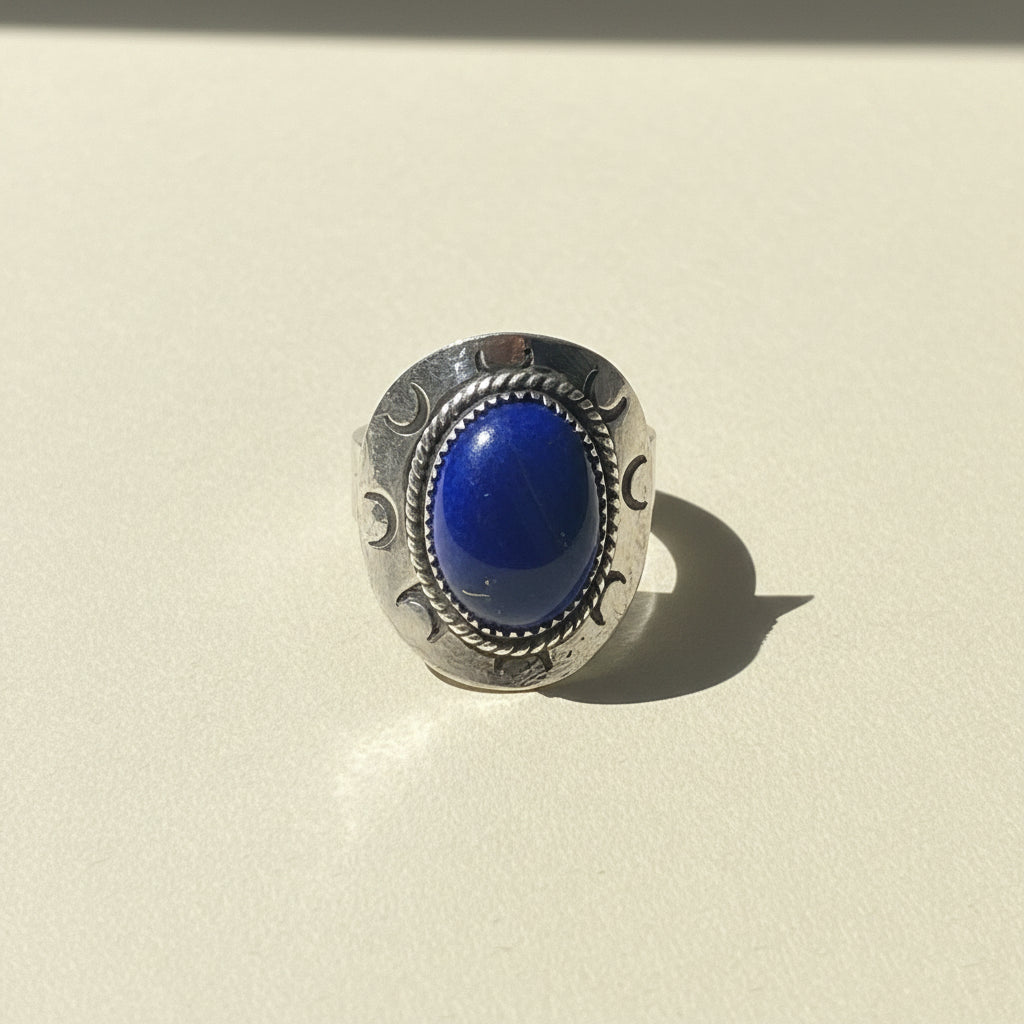 Midnight Rider Shield Ring