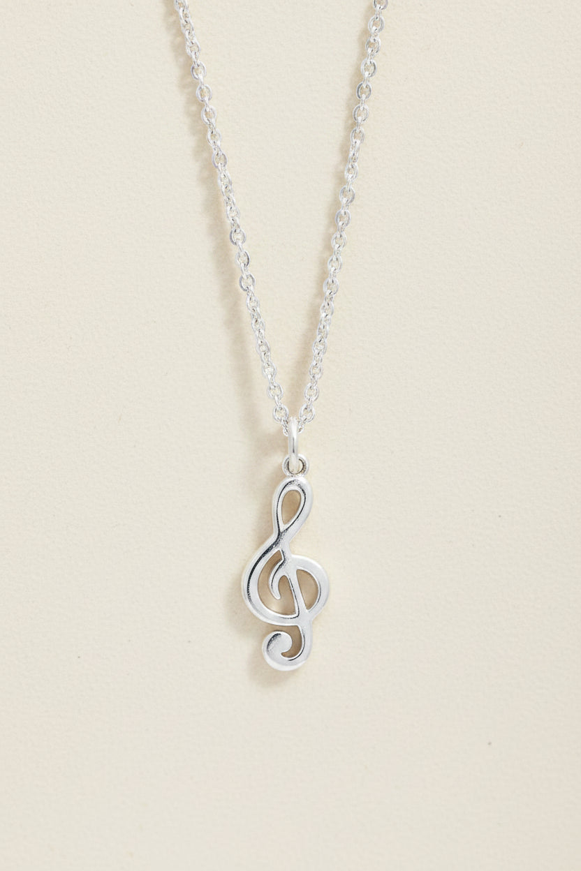 Treble Clef Necklace