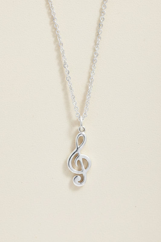 Treble Clef Necklace