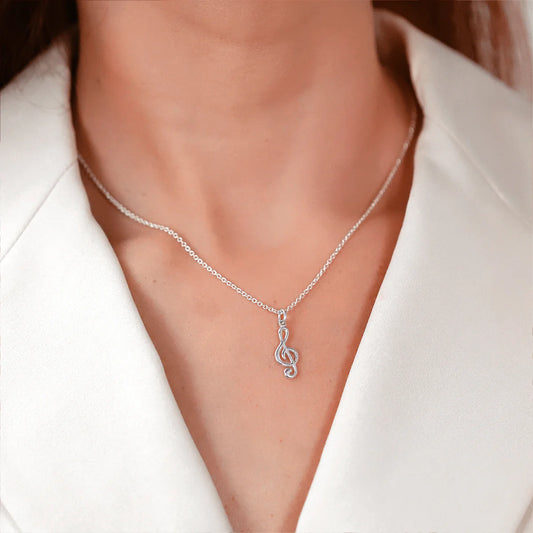 Treble Clef Necklace