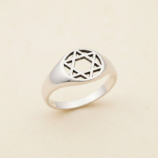 Star of David Signet Ring