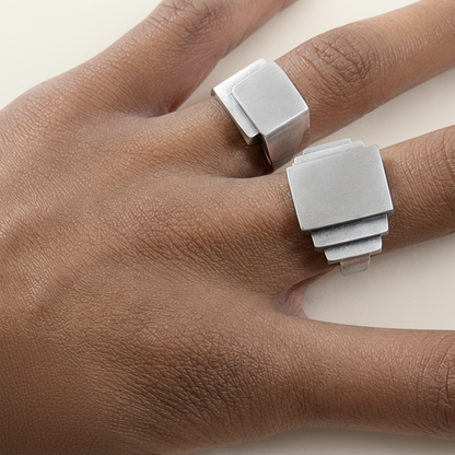 Fold Over Deco Ring