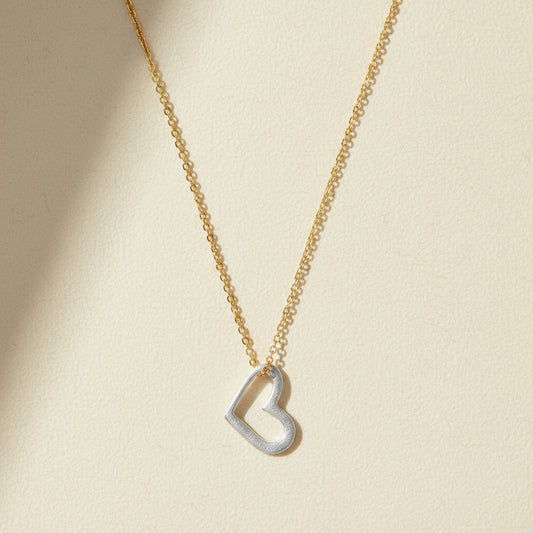 Small Open Heart Necklace