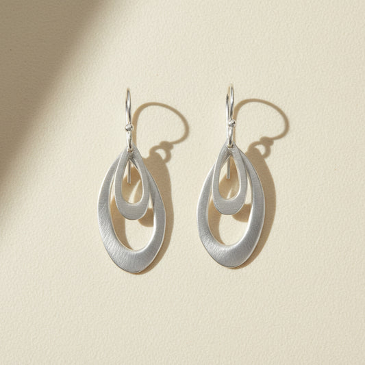 Organic Leaf Earrings