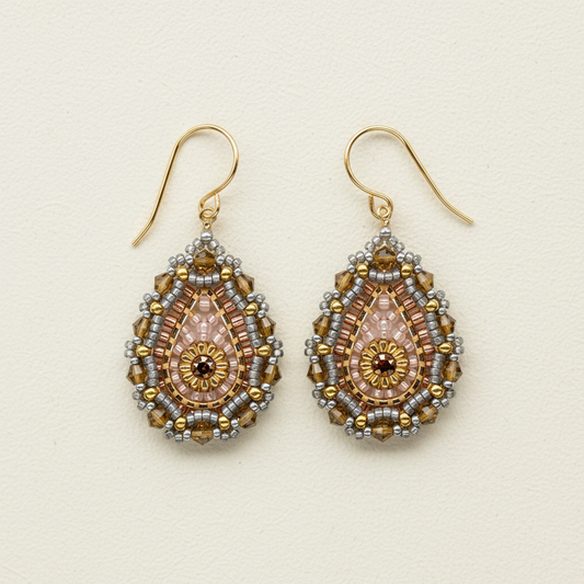 Blush Teardrop Earrings
