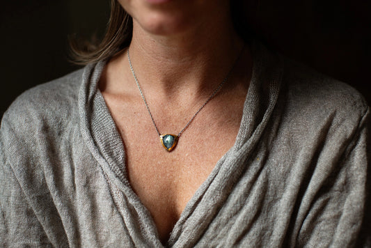 Large Fold Necklace