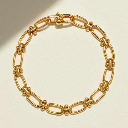 Oval Link Statement Bracelet
