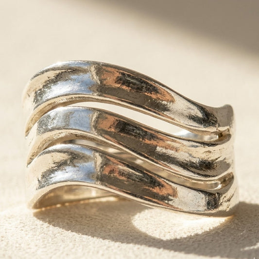 Triple Wave Ring