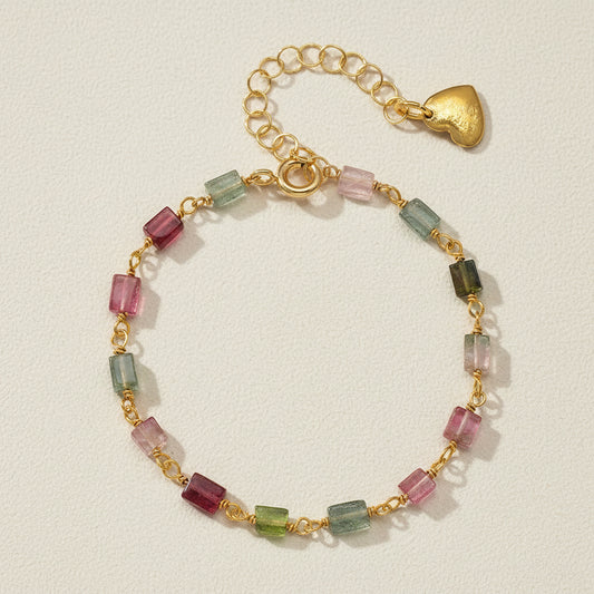 Tourmaline Chicklet Bracelet