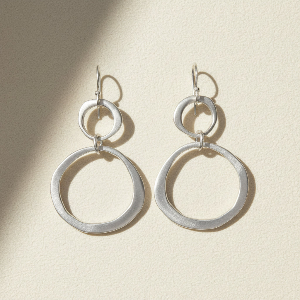 Organic Circles Earrings