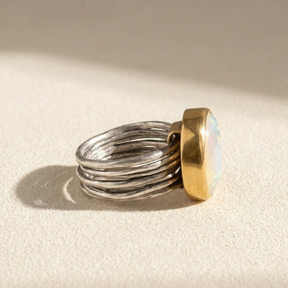 Nomad Dancing Pearl Ring