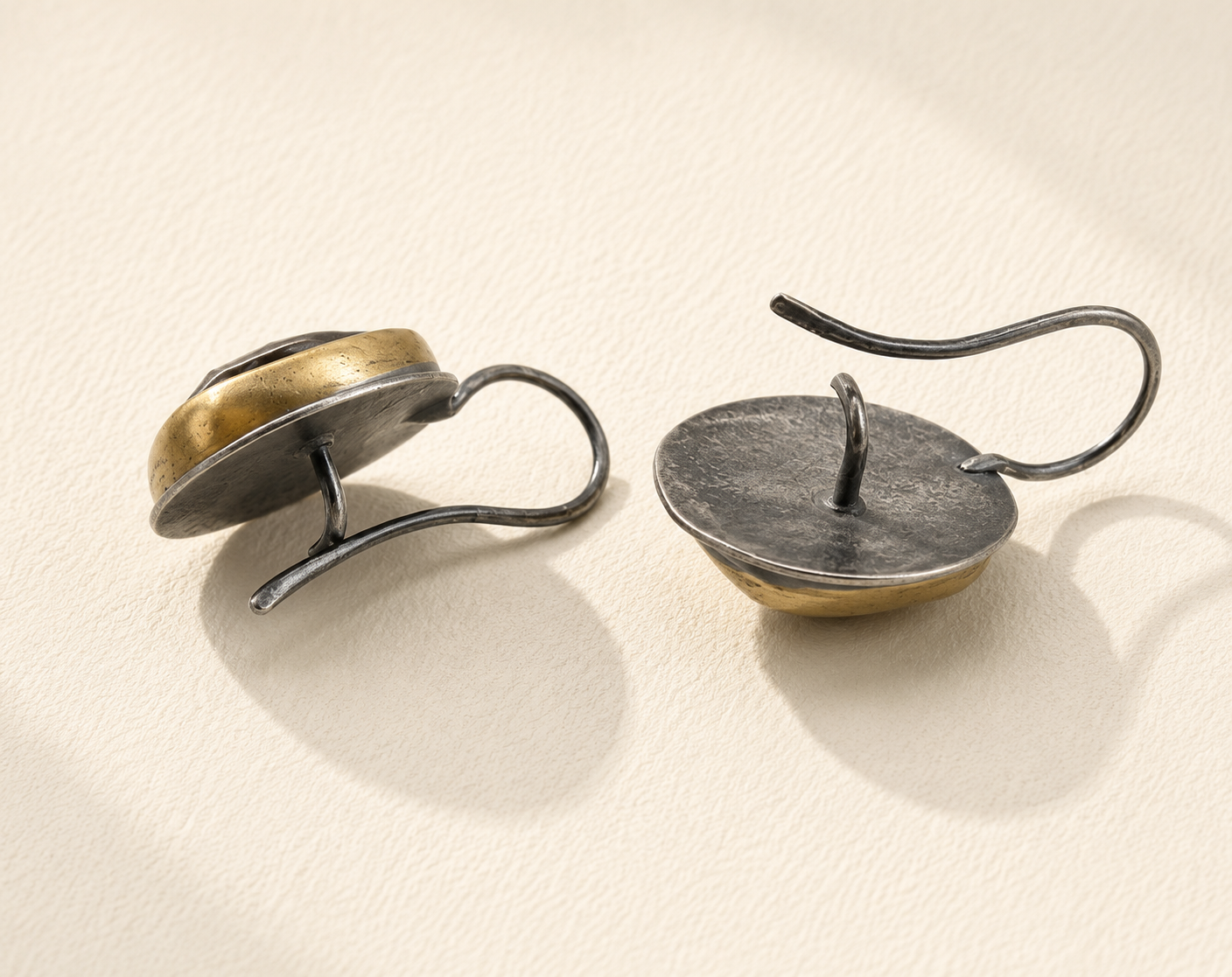 Crescent Rim Hook Earrings