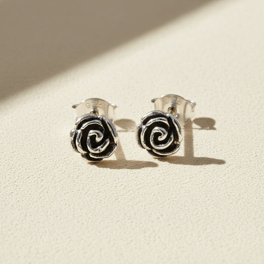 Ramble on Rose Stud Earrings