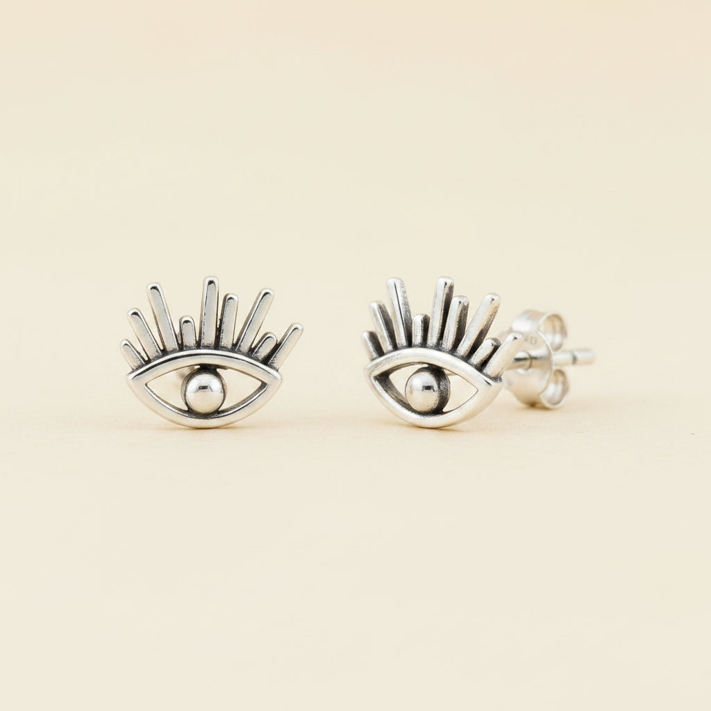 Protection Eye Stud Earrings