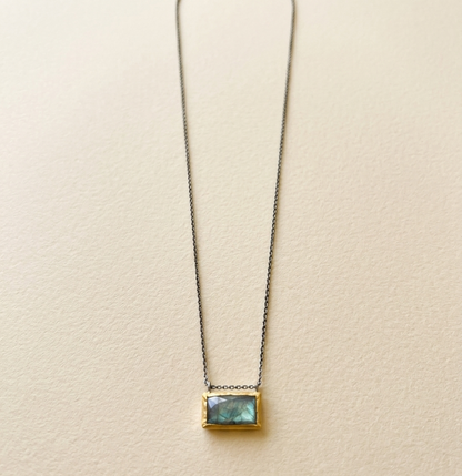 Rectangle Fold Necklace
