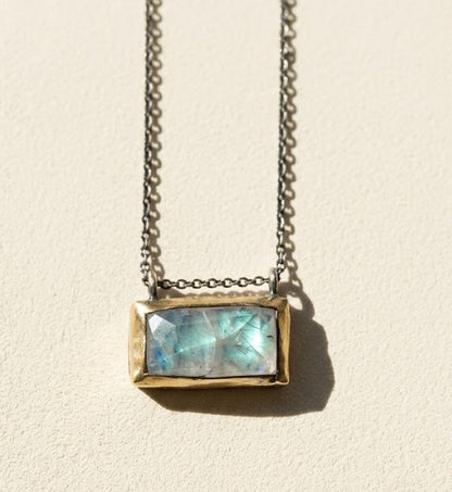 Rectangle Fold Necklace