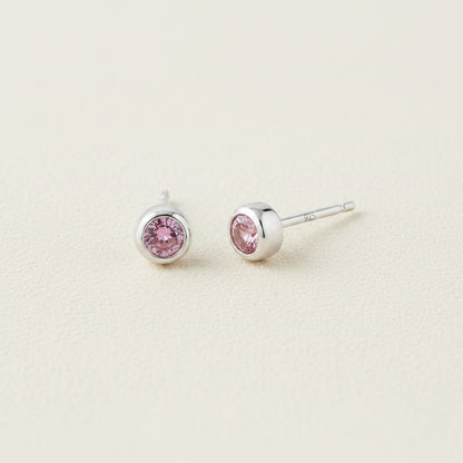 Tiny Birthstone Stud Earrings