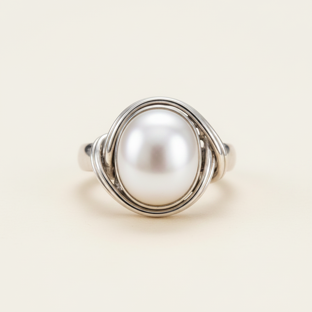 Paloma Pearl Sterling Silver Ring