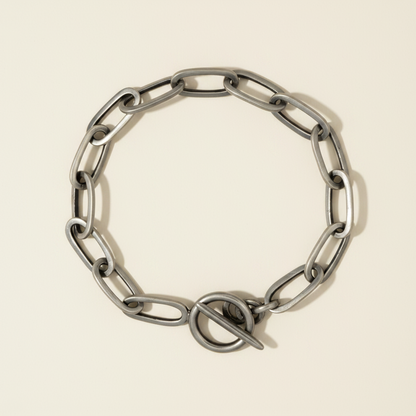 Long Rectangle Link Bracelet