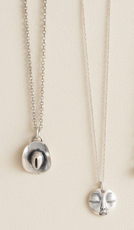 Hello Darlin Cowboy Hat Necklace
