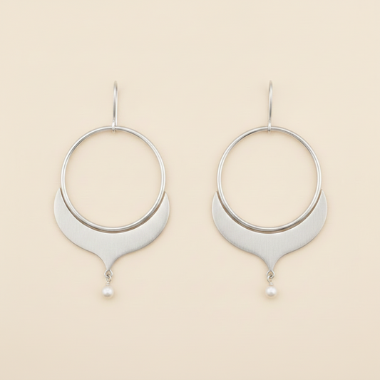 Large Alhambra Hoop Earrings