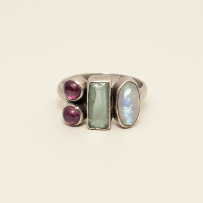 Multi-Shape Stone Ring
