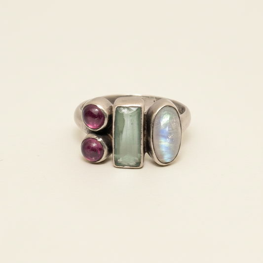 Multi-Shape Stone Ring