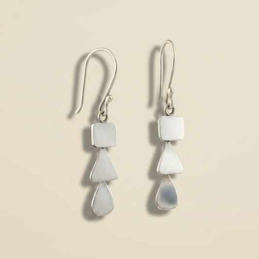 Small Organic Cascade Earrings