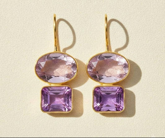 Blush & Rose Double Valencia Earrings