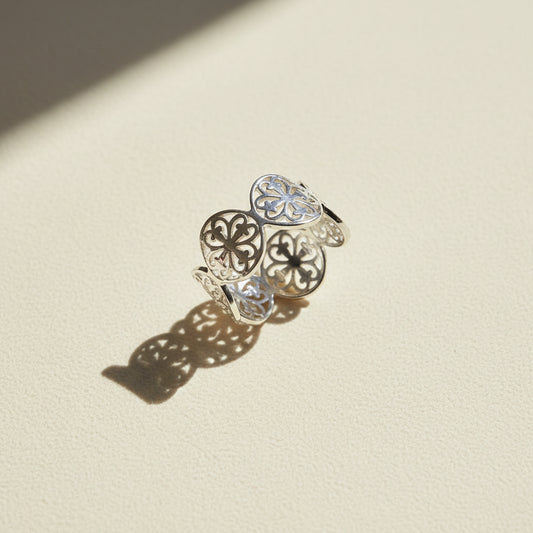 Filigree Circles Ring