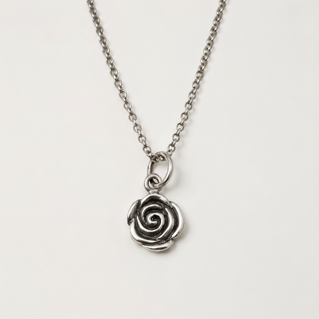 Ramble on Rose Pendant Necklace