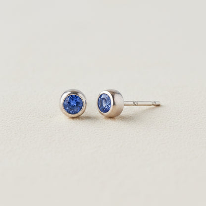 Tiny Birthstone Stud Earrings