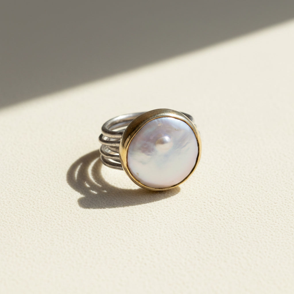 Nomad Dancing Pearl Ring
