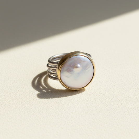 Nomad Dancing Pearl Ring